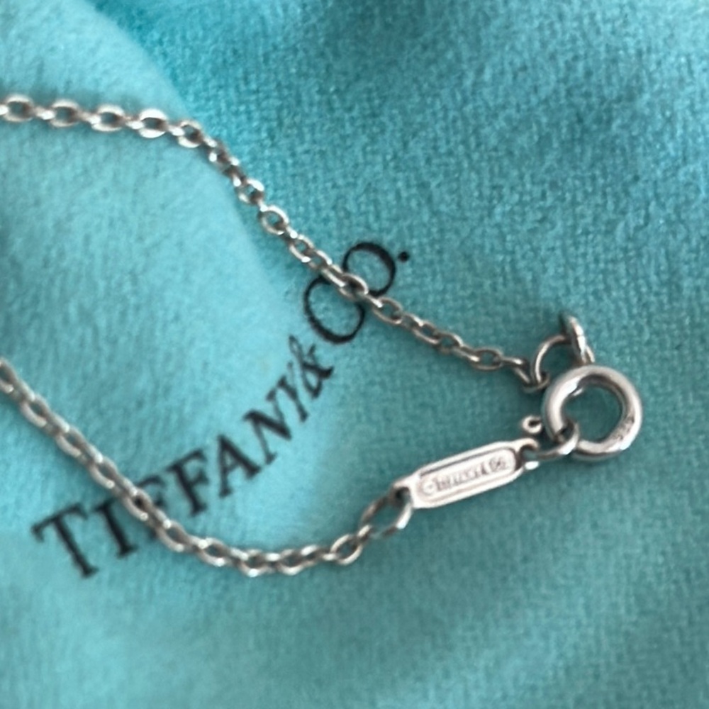 Vintage Tiffany & Co White & Yellow Daisy Sterling Silver Necklace - Picture 6 of 8